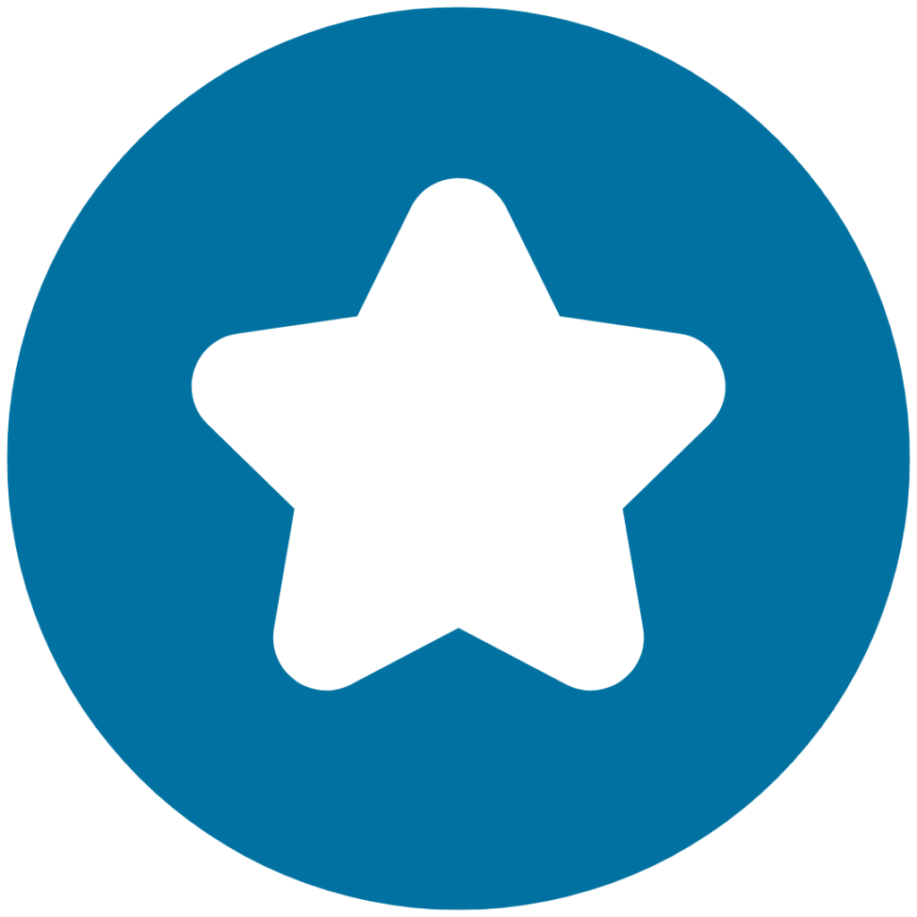 Star icon representing an affordable new patient special for dental cleaning and doctor exam