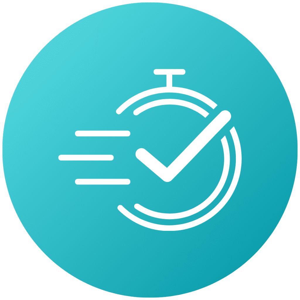 Fast-moving clock symbolizing quick and efficient dental cleanings at Modern Dental of Durham