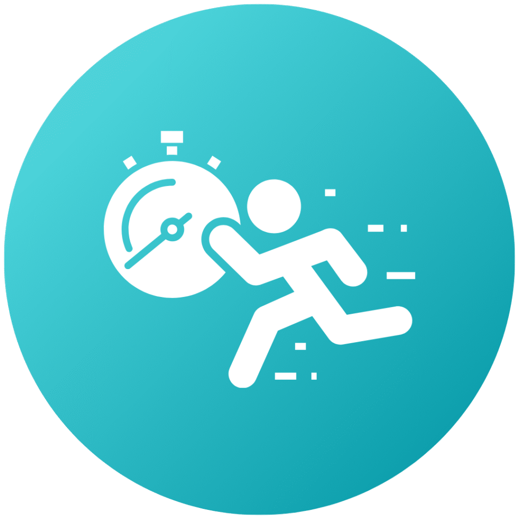 Person running symbolizing the fast and efficient smile restoration possible with All-on-4 dental implants at Modern Dental of Durham