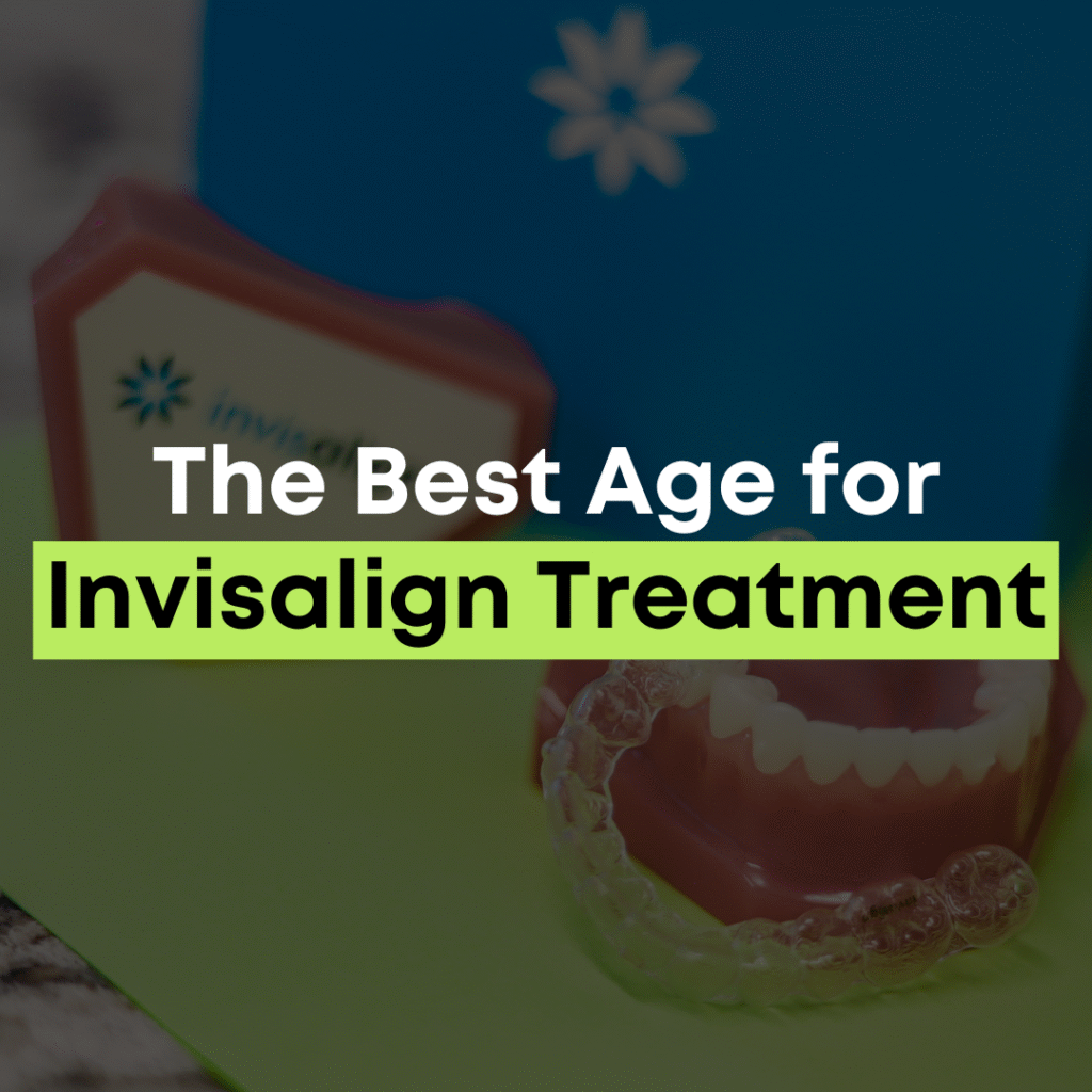 Clear Invisalign retainers displayed to represent the best age for Invisalign treatment